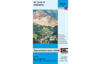 Hiking Maps Styria BEV-Karte 4215, Eisenerz 1:50.000 BEV – Bundesamt für Eich- und Vermessungswesen