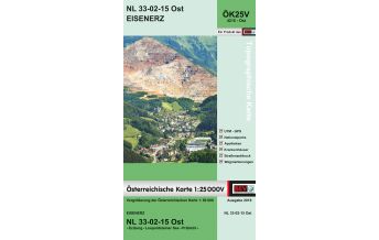 Hiking Maps Styria BEV-Karte 4215-Ost, Eisenerz 1:25.000 BEV – Bundesamt für Eich- und Vermessungswesen
