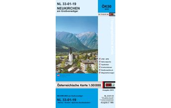 Wanderkarten Salzburg BEV-Karte 3219, Neukirchen am Großvenediger 1:50.000 BEV – Bundesamt für Eich- und Vermessungswesen