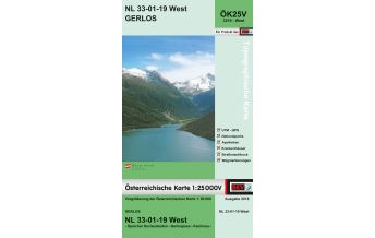 Hiking Maps Tyrol BEV-Karte 3219-West, Gerlos 1:25.000 BEV – Bundesamt für Eich- und Vermessungswesen
