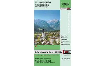 Hiking Maps Tyrol BEV-Karte 3219-Ost, Neukirchen am Großvenediger 1:25.000 BEV – Bundesamt für Eich- und Vermessungswesen