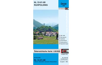 Hiking Maps Austria BEV-Karte 3208, Ruhpolding 1:50.000 BEV – Bundesamt für Eich- und Vermessungswesen