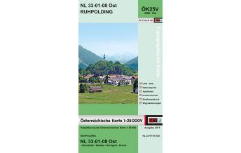 Hiking Maps Tyrol BEV-Karte 3208-Ost, Ruhpolding 1:25.000 BEV – Bundesamt für Eich- und Vermessungswesen