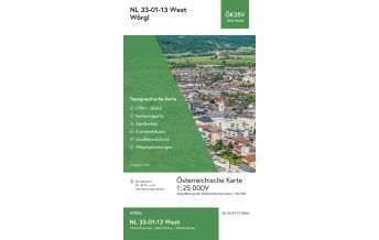 Wanderkarten Tirol BEV-Karte 3213-West, Wörgl 1:25.000 BEV – Bundesamt für Eich- und Vermessungswesen