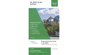 Hiking Maps Tyrol BEV-Karte 3213-Ost, Kufstein 1:25.000 BEV – Bundesamt für Eich- und Vermessungswesen