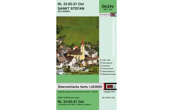 Wanderkarten Steiermark BEV-Karte 4221-Ost, Sankt Stefan ob Leoben 1:25.000 BEV – Bundesamt für Eich- und Vermessungswesen