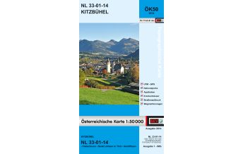 Wanderkarten Tirol BEV-Karte 3214, Kitzbühel 1:50.000 BEV – Bundesamt für Eich- und Vermessungswesen