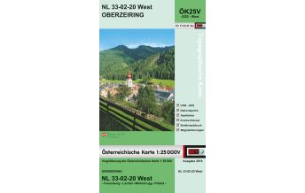 Wanderkarten Steiermark BEV-Karte 4220-West, Oberzeiring 1:25.000 BEV – Bundesamt für Eich- und Vermessungswesen