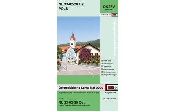 Wanderkarten Steiermark BEV-Karte 4220-Ost, Pöls 1:25.000 BEV – Bundesamt für Eich- und Vermessungswesen
