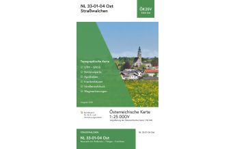 Hiking Maps Salzburg BEV-Karte 3204-Ost, Straßwalchen 1:25.000 BEV – Bundesamt für Eich- und Vermessungswesen