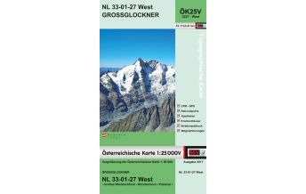 Wanderkarten Tirol BEV-Karte 3227-West, Großglockner 1:25.000 BEV – Bundesamt für Eich- und Vermessungswesen