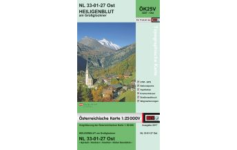 Wanderkarten Salzburg BEV-Karte 3227-Ost, Heiligenblut 1:25.000 BEV – Bundesamt für Eich- und Vermessungswesen