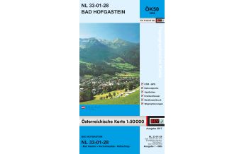 Hiking Maps Salzburg BEV-Karte 3228, Bad Hofgastein 1:50.000 BEV – Bundesamt für Eich- und Vermessungswesen