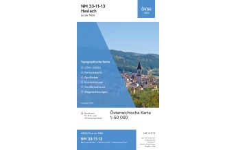 Wanderkarten Oberösterreich BEV-Karte 4313, Haslach an der Mühl 1:50.000 BEV – Bundesamt für Eich- und Vermessungswesen