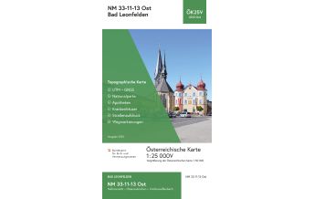 Wanderkarten Oberösterreich BEV-Karte 4313-Ost, Bad Leonfelden 1:25.000 BEV – Bundesamt für Eich- und Vermessungswesen