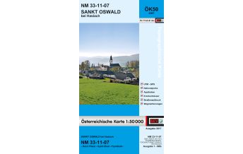 Hiking Maps Upper Austria BEV-Karte 4307, Sankt Oswald bei Haslach 1:50.000 BEV – Bundesamt für Eich- und Vermessungswesen