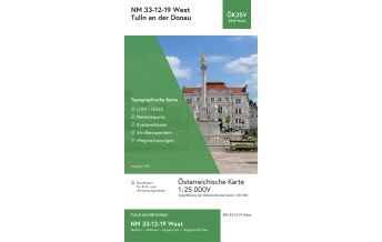 Hiking Maps Lower Austria BEV-Karte 5319-West, Tulln an der Donau 1:25.000 BEV – Bundesamt für Eich- und Vermessungswesen