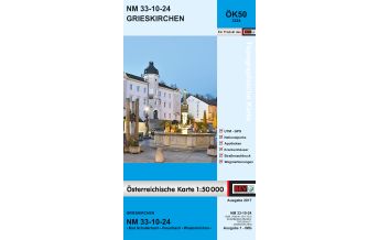 Wanderkarten Oberösterreich BEV-Karte 3324, Grieskirchen 1:50.000 BEV – Bundesamt für Eich- und Vermessungswesen