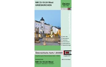 Hiking Maps Upper Austria BEV-Karte 3324-West, Grieskirchen 1:25.000 BEV – Bundesamt für Eich- und Vermessungswesen