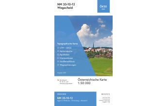 Wanderkarten Oberösterreich BEV-Karte 3312, Wegscheid 1:50.000 BEV – Bundesamt für Eich- und Vermessungswesen