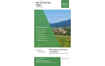 Hiking Maps Upper Austria BEV-Karte 3312-Ost, Aigen im Mühlkreis 1:25.000 BEV – Bundesamt für Eich- und Vermessungswesen