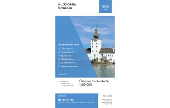 Wanderkarten Salzkammergut BEV-Karte 3206, Gmunden 1:50.000 BEV – Bundesamt für Eich- und Vermessungswesen