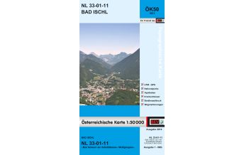 Wanderkarten Salzkammergut BEV-Karte 3211, Bad Ischl 1:50.000 BEV – Bundesamt für Eich- und Vermessungswesen