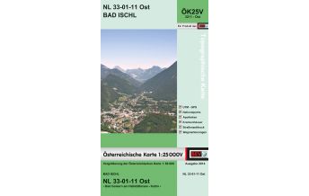 Wanderkarten Salzkammergut BEV-Karte 3211-Ost, Bad Ischl 1:25.000 BEV – Bundesamt für Eich- und Vermessungswesen