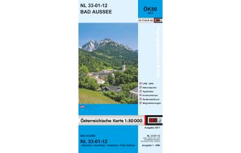 Wanderkarten Steiermark BEV-Karte 3212, Bad Aussee 1:50.000 BEV – Bundesamt für Eich- und Vermessungswesen
