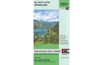 Wanderkarten Steiermark BEV-Karte 3212-Ost, Grundlsee 1:25.000 BEV – Bundesamt für Eich- und Vermessungswesen