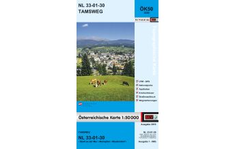Wanderkarten Salzburg BEV-Karte 3230, Tamsweg 1:50.000 BEV – Bundesamt für Eich- und Vermessungswesen