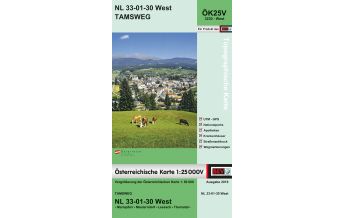 Hiking Maps Salzburg BEV-Karte 3230-West, Tamsweg 1:25.000 BEV – Bundesamt für Eich- und Vermessungswesen