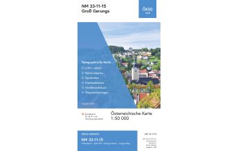 Hiking Maps Upper Austria BEV-Karte 4315, Groß Gerungs 1:50.000 BEV – Bundesamt für Eich- und Vermessungswesen