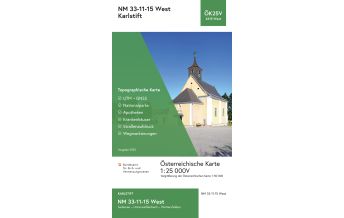 Hiking Maps Upper Austria BEV-Karte 4315-West, Karlstift 1:25.000 BEV – Bundesamt für Eich- und Vermessungswesen