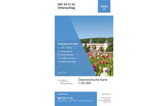 Wanderkarten Niederösterreich BEV-Karte 4316, Ottenschlag 1:50.000 BEV – Bundesamt für Eich- und Vermessungswesen