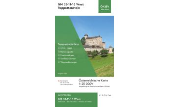 Hiking Maps Lower Austria BEV-Karte 4316-West, Rappottenstein 1:25.000 BEV – Bundesamt für Eich- und Vermessungswesen