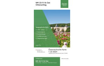 Hiking Maps Lower Austria BEV-Karte 4316-Ost, Ottenschlag 1:25.000 BEV – Bundesamt für Eich- und Vermessungswesen