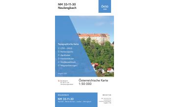 Wanderkarten Niederösterreich BEV-Karte 4330, Neulengbach 1:50.000 BEV – Bundesamt für Eich- und Vermessungswesen