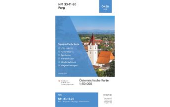 Hiking Maps Upper Austria BEV-Karte 4320, Perg 1:50.000 BEV – Bundesamt für Eich- und Vermessungswesen