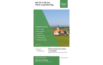 Hiking Maps Upper Austria BEV-Karte 4308-Ost, Markt Leopoldschlag 1:25.000 BEV – Bundesamt für Eich- und Vermessungswesen
