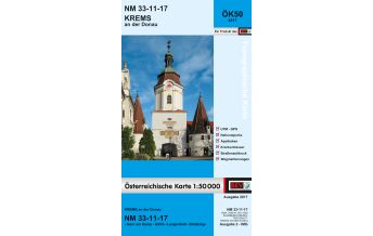 Wanderkarten Niederösterreich BEV-Karte 4317, Krems an der Donau 1:50.000 BEV – Bundesamt für Eich- und Vermessungswesen