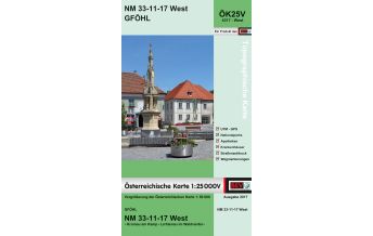 Wanderkarten Niederösterreich BEV-Karte 4317-West, Gföhl 1:25.000 BEV – Bundesamt für Eich- und Vermessungswesen