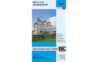 Wanderkarten Niederösterreich BEV-Karte 5321, Gänserndorf 1:50.000 BEV – Bundesamt für Eich- und Vermessungswesen