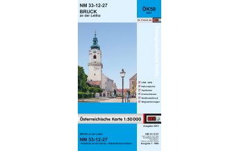 Wanderkarten Niederösterreich BEV-Karte 5327, Bruck an der Leitha 1:50.000 BEV – Bundesamt für Eich- und Vermessungswesen