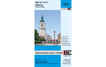 Hiking Maps Lower Austria BEV-Karte 5327, Bruck an der Leitha 1:50.000 BEV – Bundesamt für Eich- und Vermessungswesen