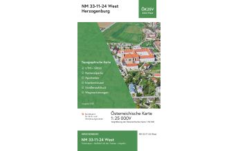 Hiking Maps Lower Austria BEV-Karte 4324-West, Herzogenburg 1:25.000 BEV – Bundesamt für Eich- und Vermessungswesen