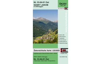 Hiking Maps Osttirol BEV-Karte 3101-Ost, Sankt Jakob in Defereggen 1:25.000 BEV – Bundesamt für Eich- und Vermessungswesen