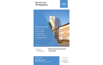 Wanderkarten Niederösterreich BEV-Karte 4303, Alt-Nagelberg 1:50.000 BEV – Bundesamt für Eich- und Vermessungswesen