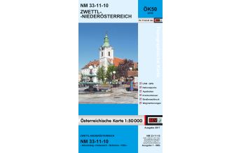 Wanderkarten Niederösterreich BEV-Karte 4310, Zwettl-Niederösterreich 1:50.000 BEV – Bundesamt für Eich- und Vermessungswesen