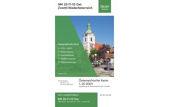 Hiking Maps Lower Austria BEV-Karte 4310-Ost, Zwettl - Niederösterreich 1:25.000 BEV – Bundesamt für Eich- und Vermessungswesen